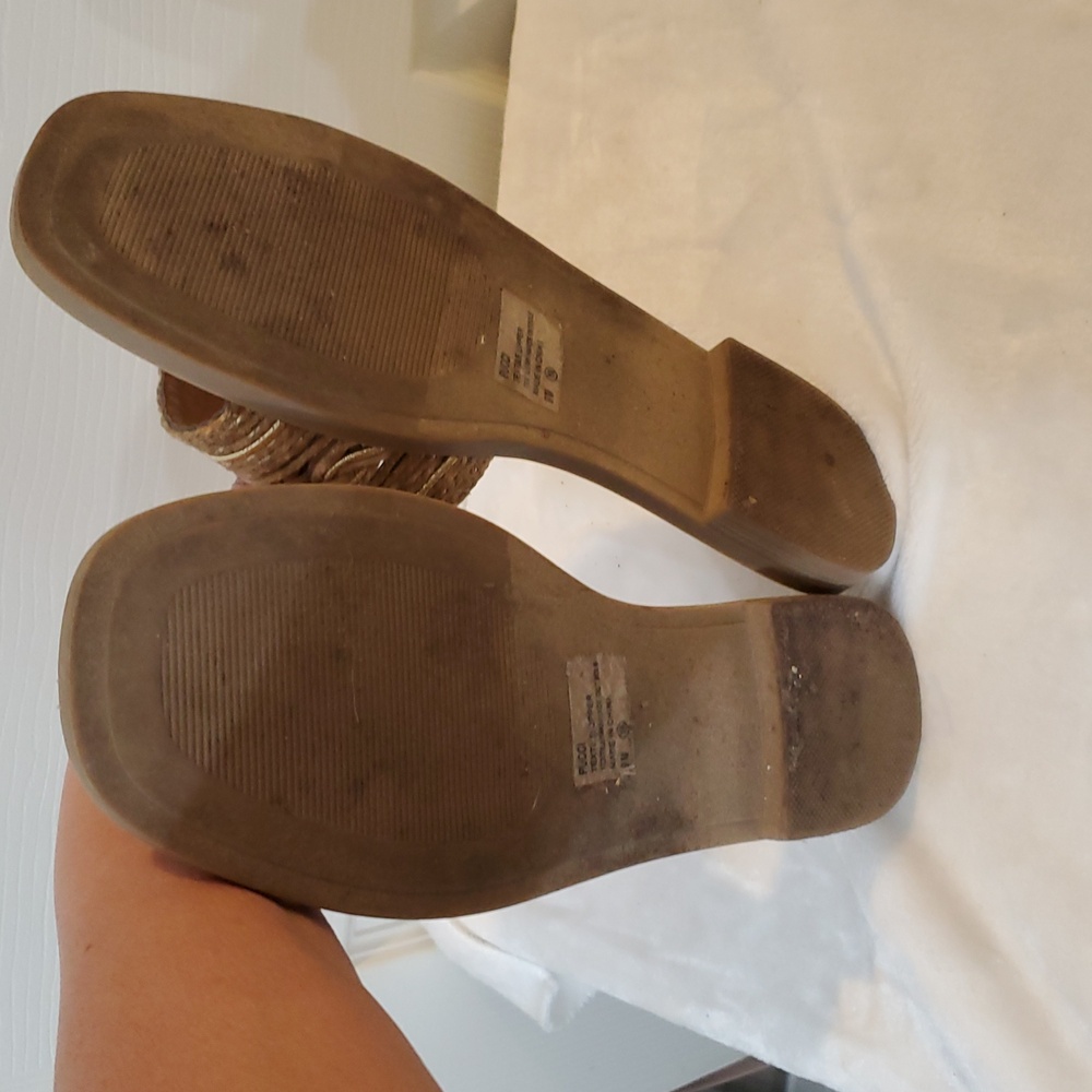 Jellypop Tan Woven Slide Sandals - Picture 5 of 5